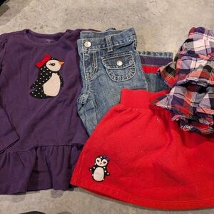 Winter penguin line from Gymboree